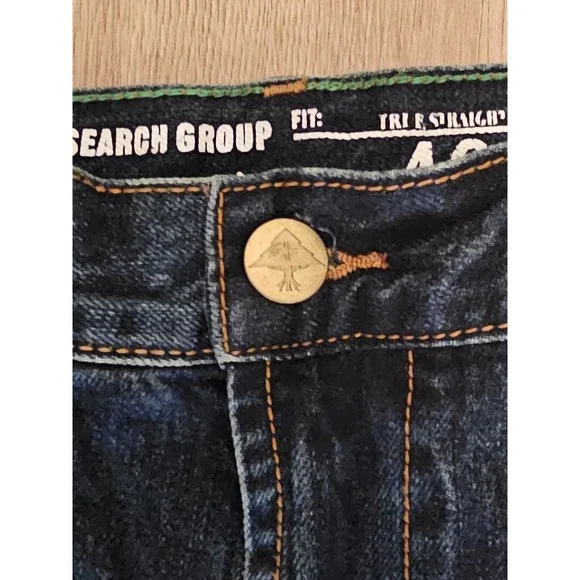 LRG 1947 Denim Jeans True Straight Size 40 Blue Brand New With Tags